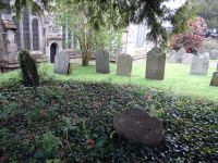 The position of the grave of Oliver Palmer and his infant daughter Dinah
