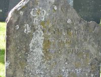 The gravestone of William Hodge