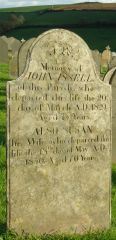 The grave of John and Susanna Issell