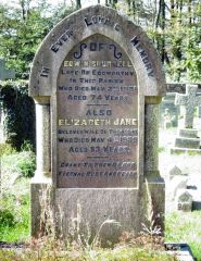 The grave of Edwin Spurrell and his wife Elizabeth Jane nee Giles